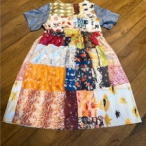 Colorful Patchwork Dress
